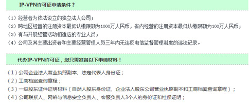 VPN牌照业务范围